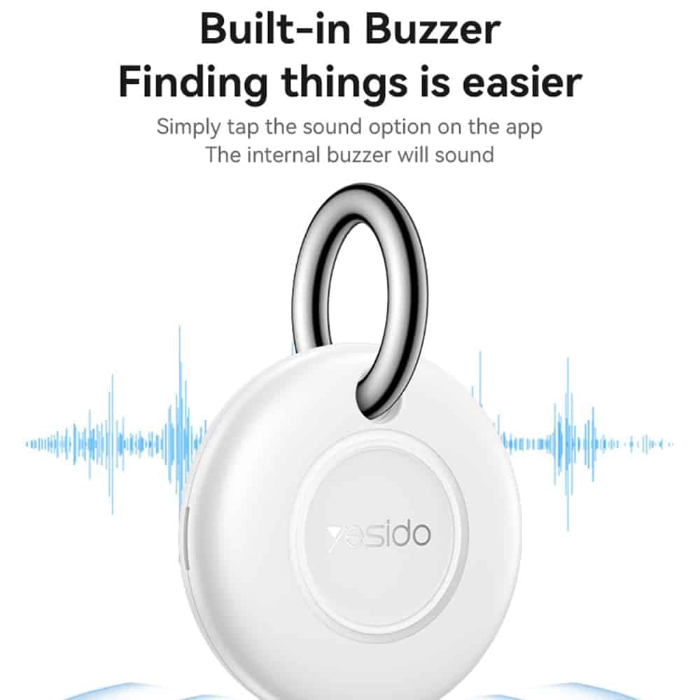 Yesido - Airtag (ec14) - Works With "Apple Find My", 240mah, Long Battery Life - White 2