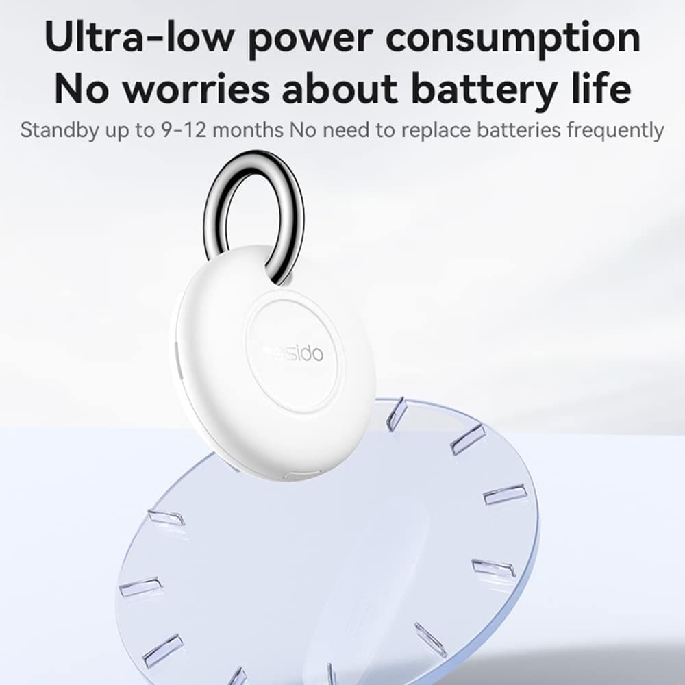 Yesido - Airtag (ec14) - Works With "Apple Find My", 240mah, Long Battery Life - White 5