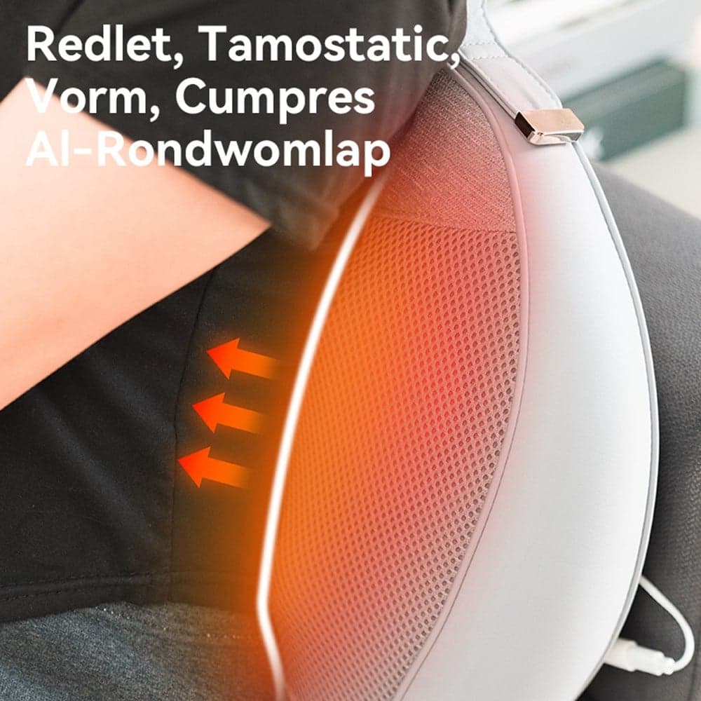 Yesido - Back Massager (mg15) - With Heating Function, Quiet Operation, 32w, 2000mah - Gray 3