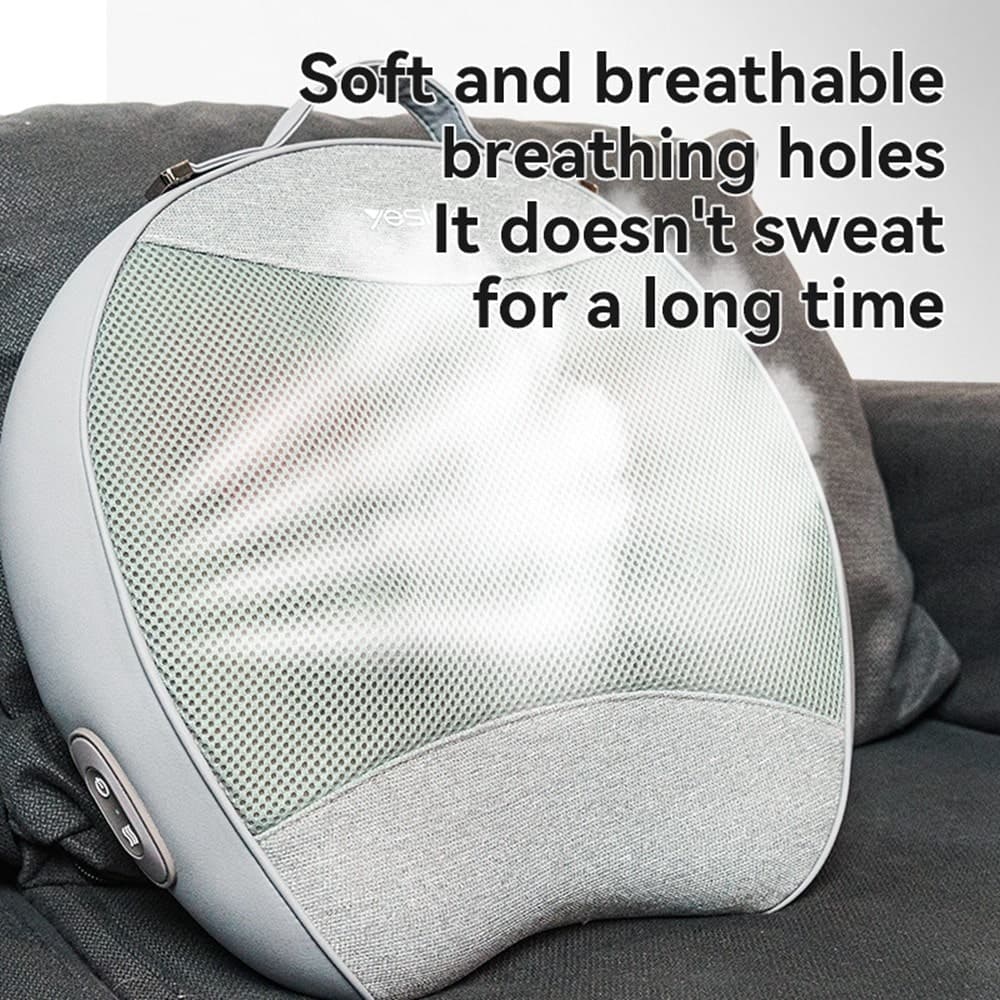Yesido - Back Massager (mg15) - With Heating Function, Quiet Operation, 32w, 2000mah - Gray 6
