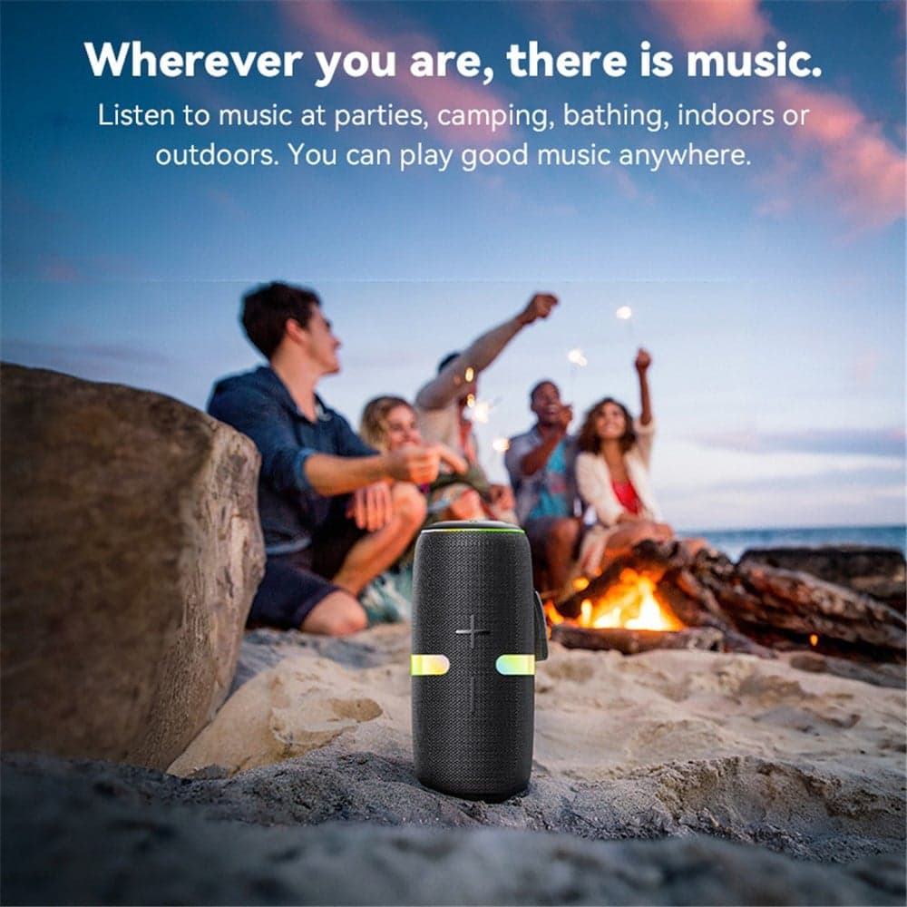 Yesido - Wireless Speaker (ysw22) - Bluetooth 5.3, Tws, Rgb Lights, Ipx6, Radio Fm, Tf, Aux, Type-C, 4500mah, 30w - Black 4