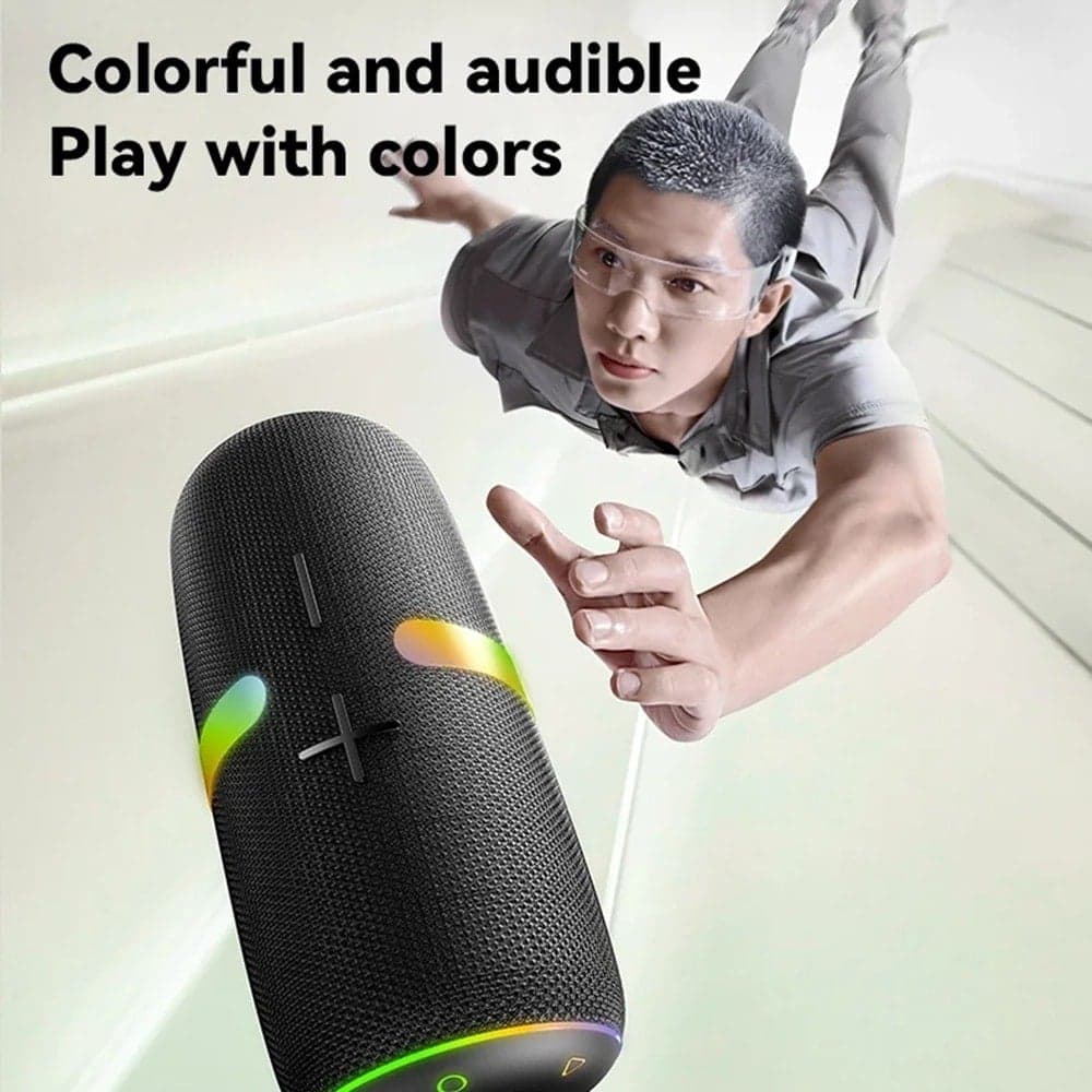 Yesido - Wireless Speaker (ysw22) - Bluetooth 5.3, Tws, Rgb Lights, Ipx6, Radio Fm, Tf, Aux, Type-C, 4500mah, 30w - Black 7