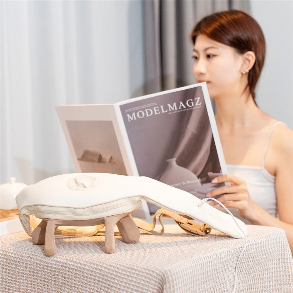 Yesido - Neck Massager (mg11) - Adjustable, 3 Versatile Massage Modes, Soothing Heat Therapy, 2400mah - Beige 12