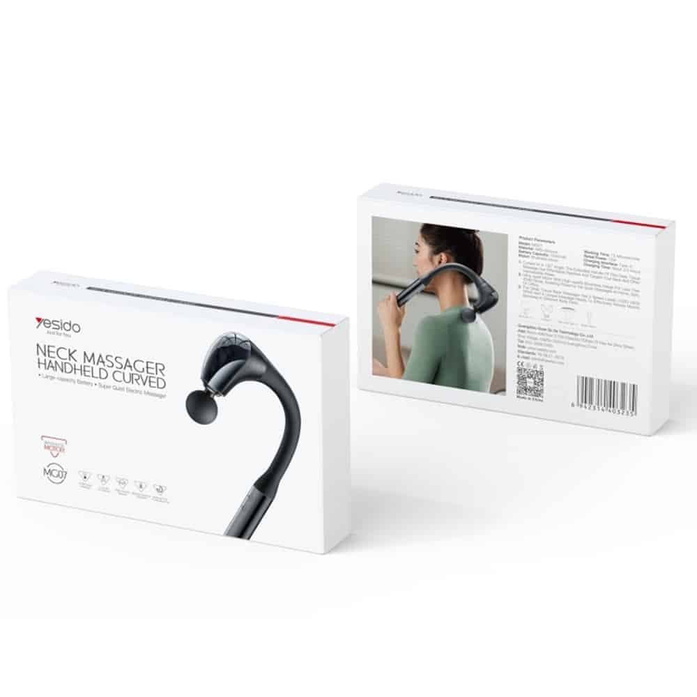 Yesido - Handheld Back Massager (mg07) - Usb, 15w, 1500mah, 5 Levels Of Intensity Adjustable - Black 10