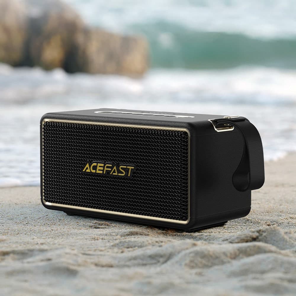 Acefast - Wireless Speaker (k3 Max) - Bt 5.4, Tf, Aux, Rgb Lights, Dsp Processor, 360° Sound, Ipx6, 80w, 5000mah - Black 3