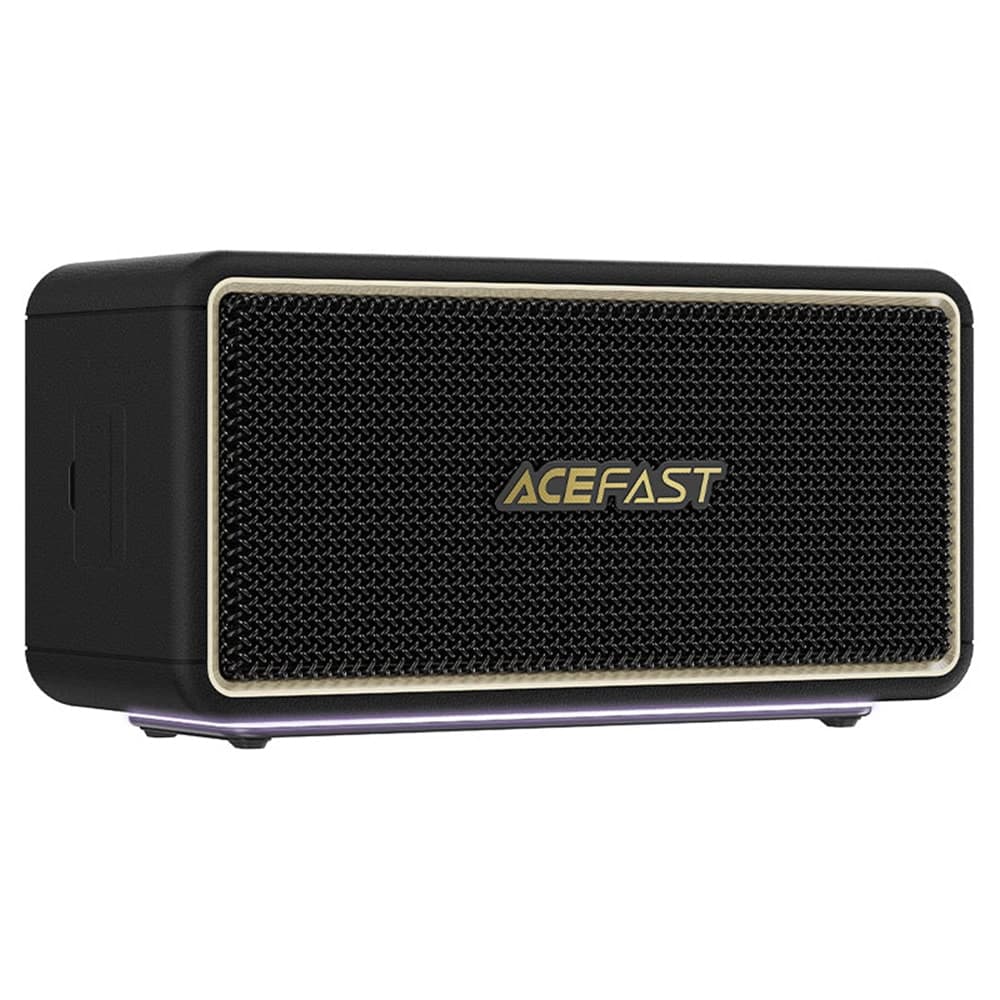Acefast - Wireless Speaker (k3 Ultra) - Bt 5.4, Tf, Aux, Rgb Lights, Dsp Processor, 360° Sound, Ipx6, 120w, 4500mah - Black