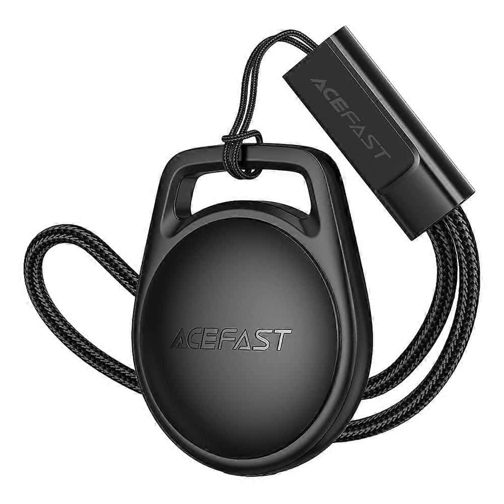 Acefast - Smart Tracker (s2) - Compatible Apple Find My (ios Only), With Lanyard, Bluetooth, 230mah - Black 4