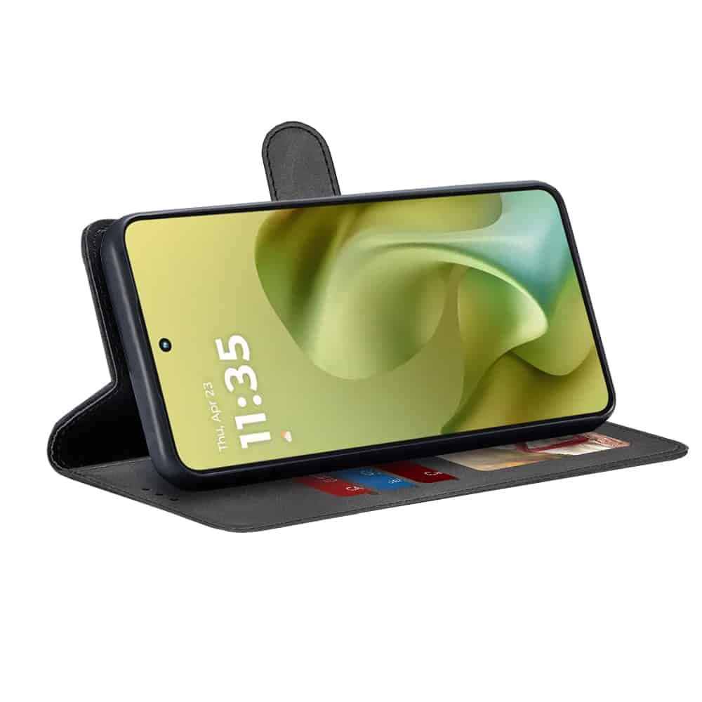 Techsuit Diary Book - θήκη για Motorola Moto G86 - Μαύρο 2