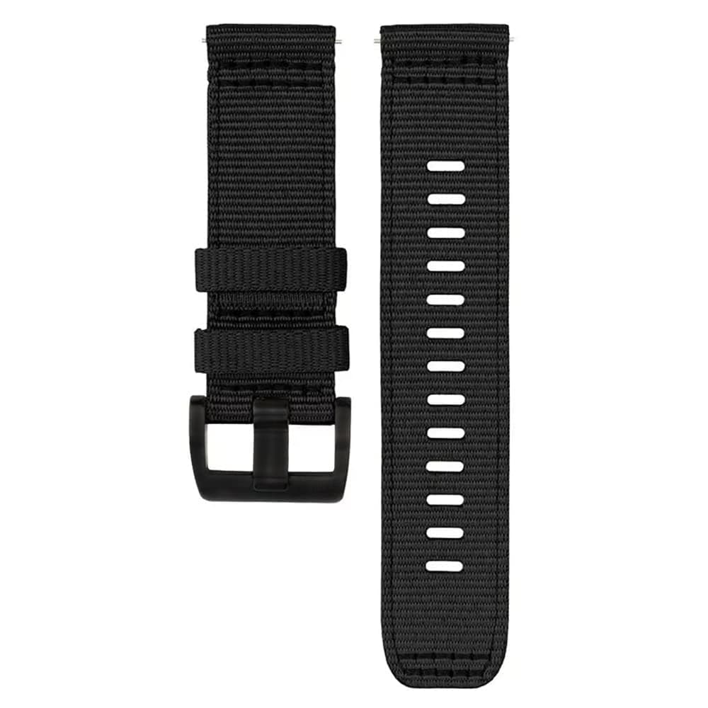 Techsuit - Λουράκι ρολογιού 20mm (W070) - Samsung Galaxy Watch 4/5/Active 2, Huawei Watch GT 3 (42mm)/GT 3 Pro (43mm) - Μαύρο από οψιδιανό 2