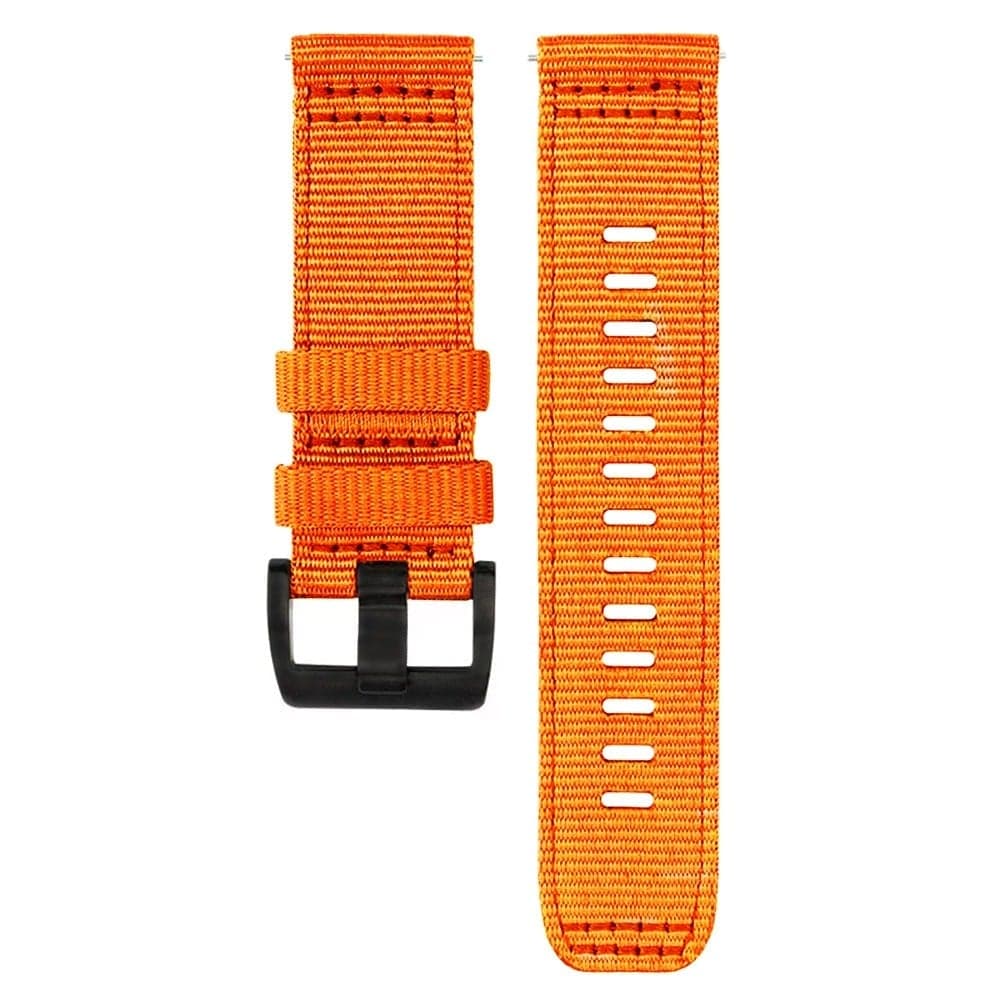 Techsuit - Λουράκι ρολογιού 20mm (W070) - Samsung Galaxy Watch 4/5/Active 2, Huawei Watch GT 3 (42mm)/GT 3 Pro (43mm) - Άνθος πορτοκαλιάς 2