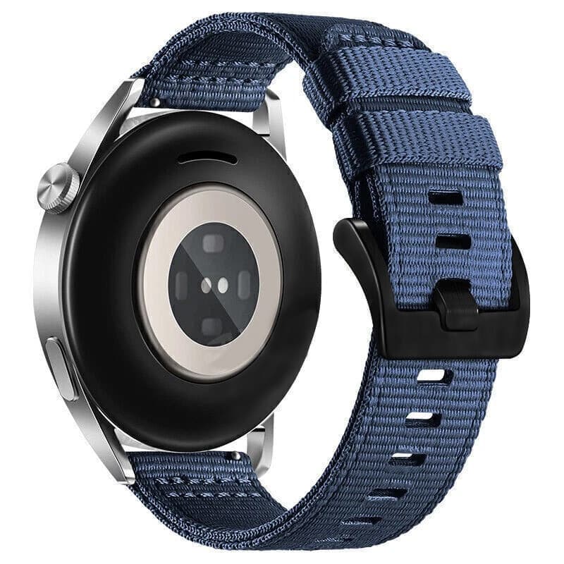 Techsuit - Λουράκι ρολογιού 20mm (W070) - Samsung Galaxy Watch 4/5/Active 2, Huawei Watch GT 3 (42mm)/GT 3 Pro (43mm) - Nightshade Blue