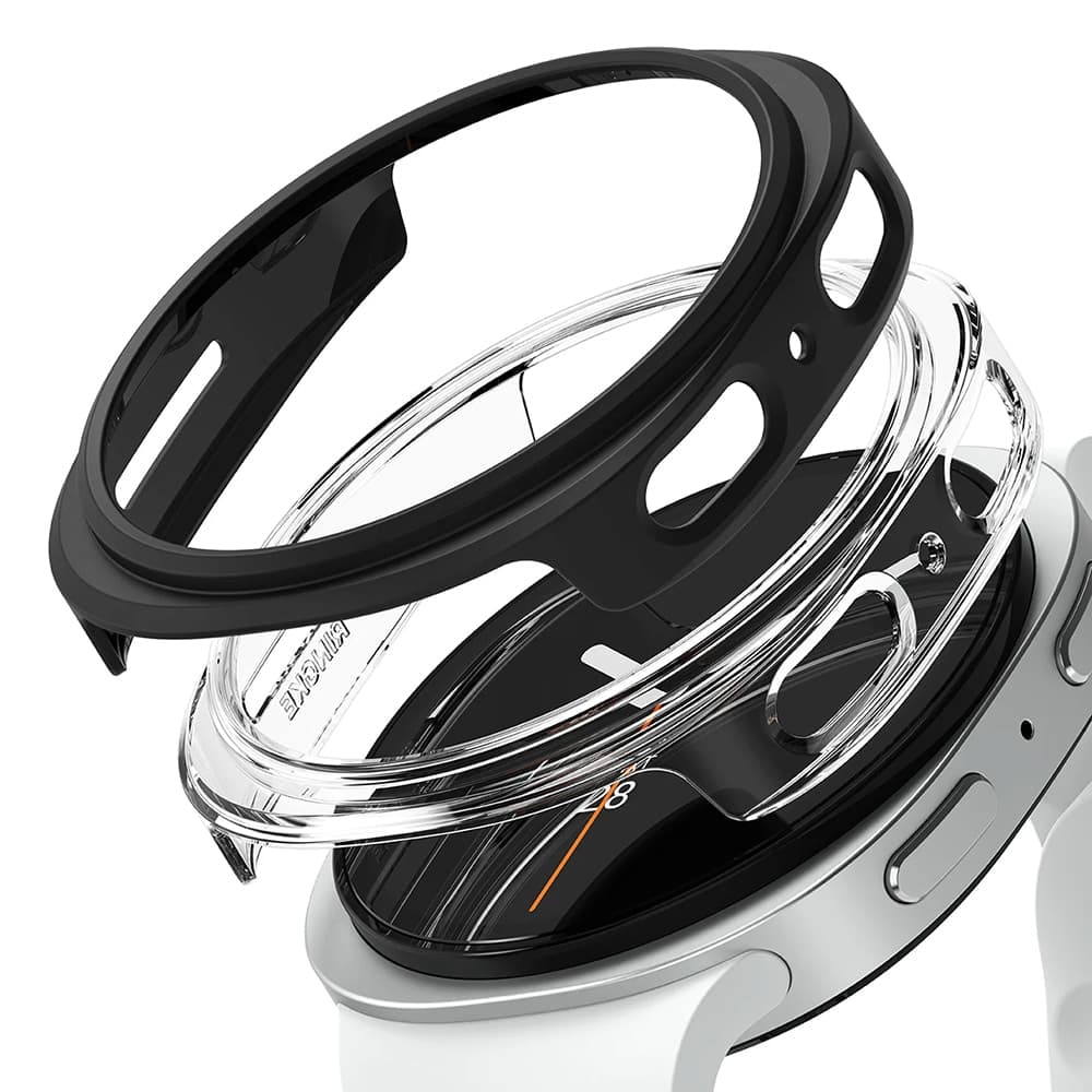 Ringke - Λεπτή + Προστατευτική Οθόνη - Samsung Galaxy Watch8 44mm - Ματ Μαύρο