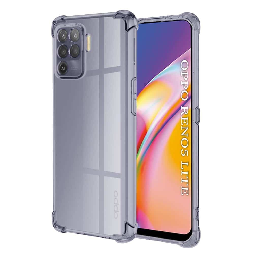 Techsuit Shockproof Clear Silicone - θήκη για Oppo Reno5 Lite / A94 - Διάφανο