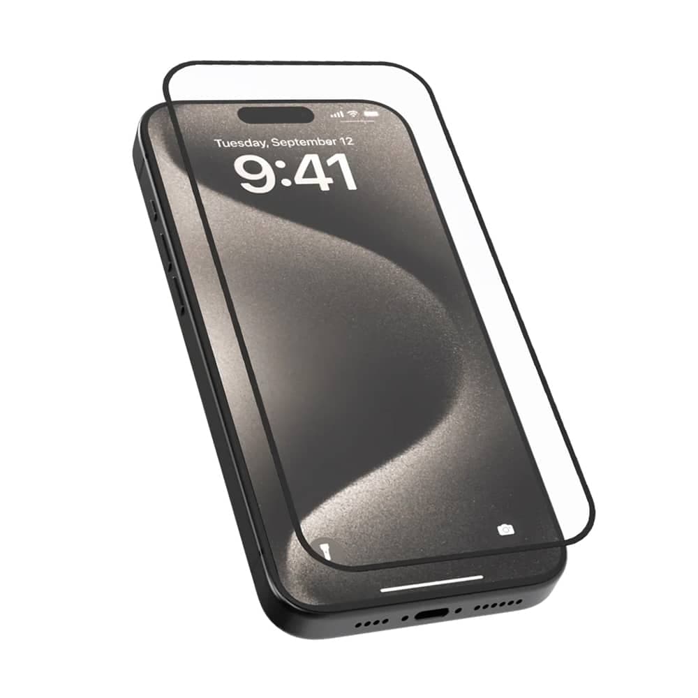 Blueo - Γυαλί 2.5D Silk HD (συσκευασία των 5) - iPhone 12 Pro Max - Μαύρο 4