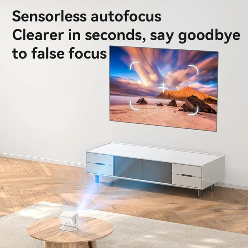 Yesido - Smart Projector (tv13) - 1280x720p, 190ansi, Android 9.0, Bluetooth V5.1 - White 3
