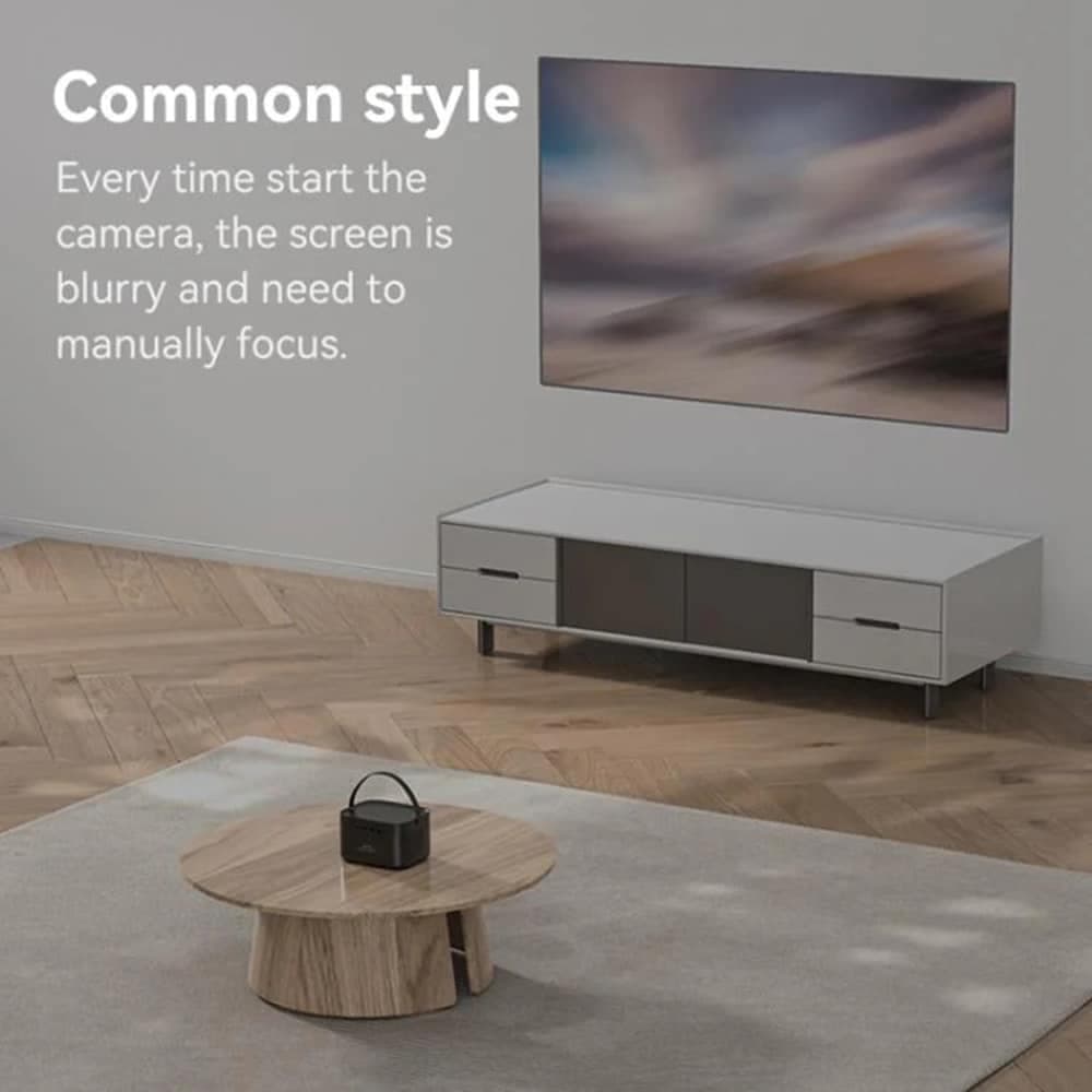 Yesido - Smart Projector (tv13) - 1280x720p, 190ansi, Android 9.0, Bluetooth V5.1 - White 5