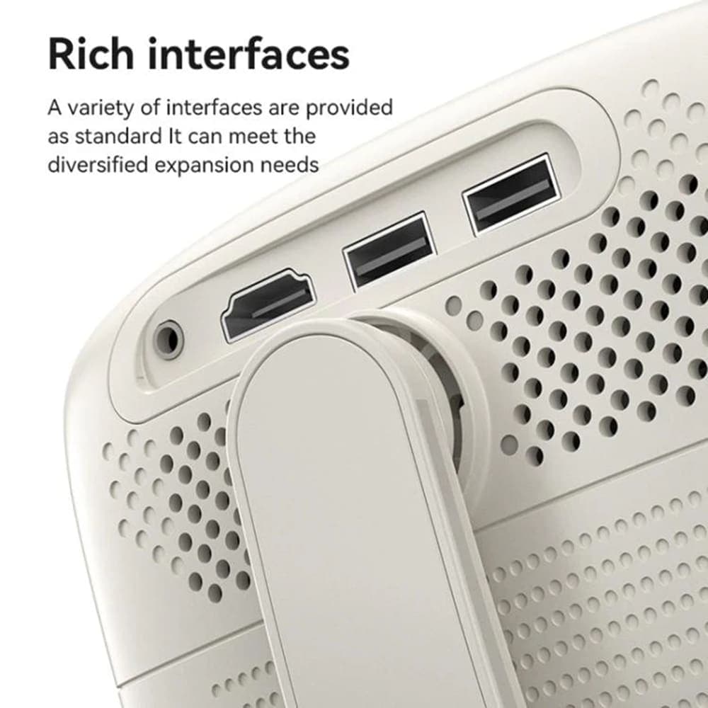 Yesido - Smart Projector (tv13) - 1280x720p, 190ansi, Android 9.0, Bluetooth V5.1 - White 8