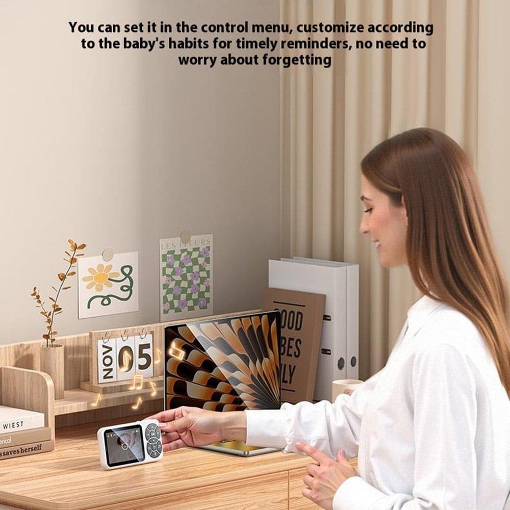 Yesido - Baby Monitor (km26) - 3.5inch Lcd Display, Night Vision, 2.4g Wireless Camera  - White 10