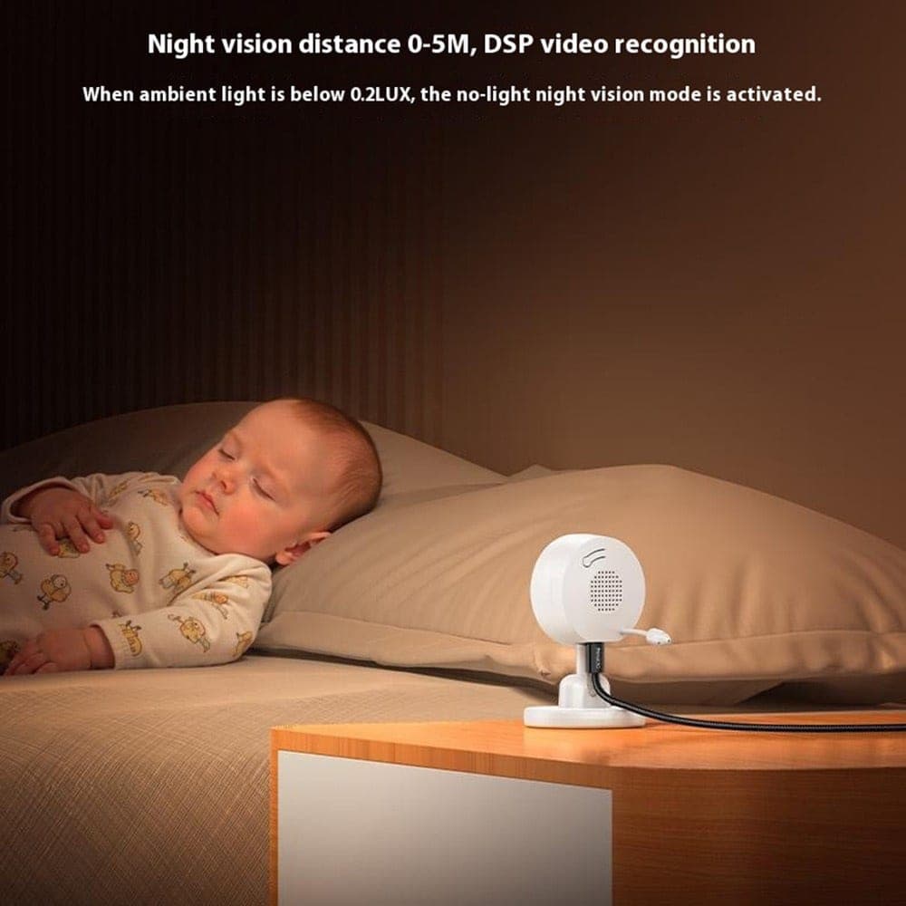 Yesido - Baby Monitor (km26) - 3.5inch Lcd Display, Night Vision, 2.4g Wireless Camera  - White 6