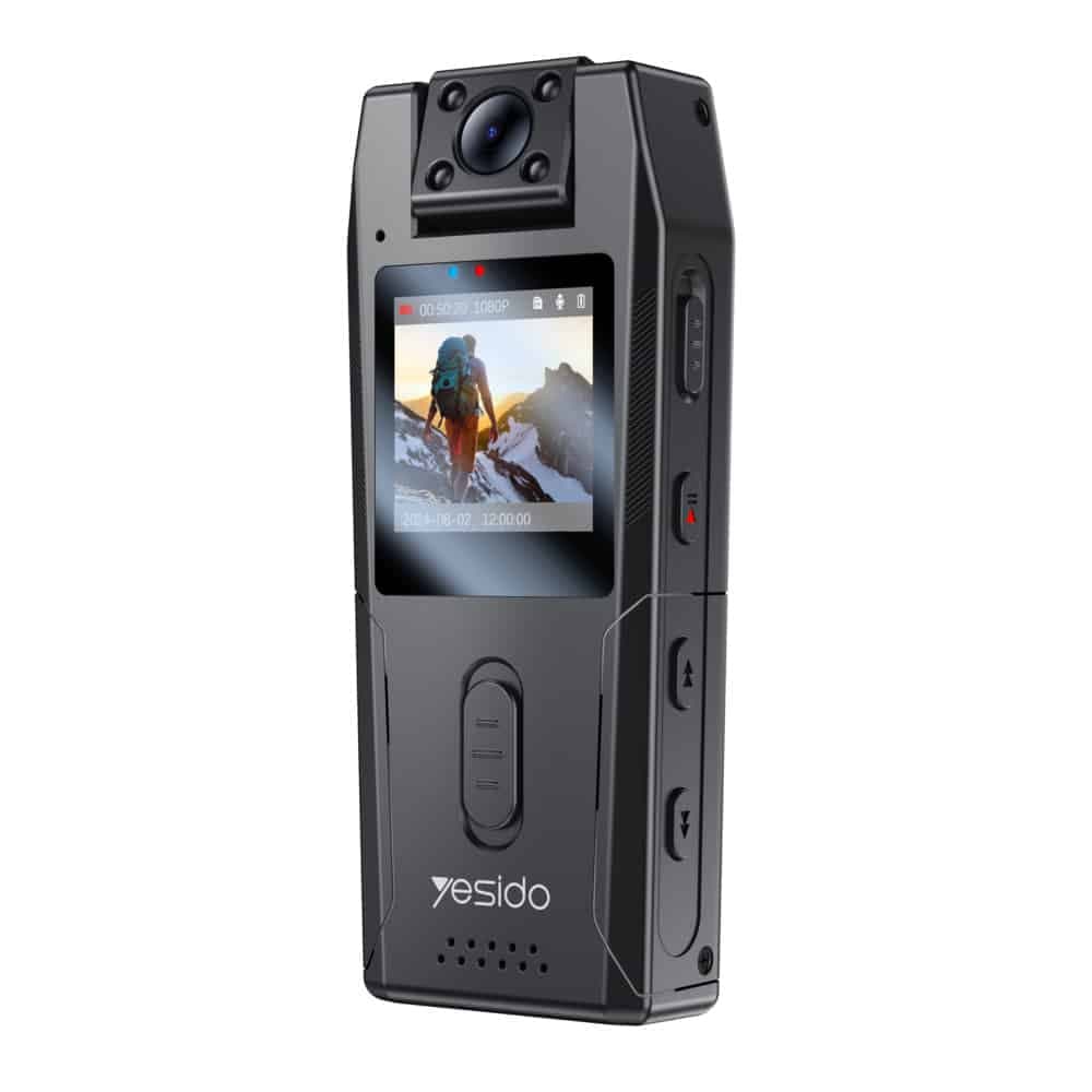 Yesido - Digital Smart Camera (km25) - 1.3inch Screen, 1920x1080p, 200mp, Night Vision - Black