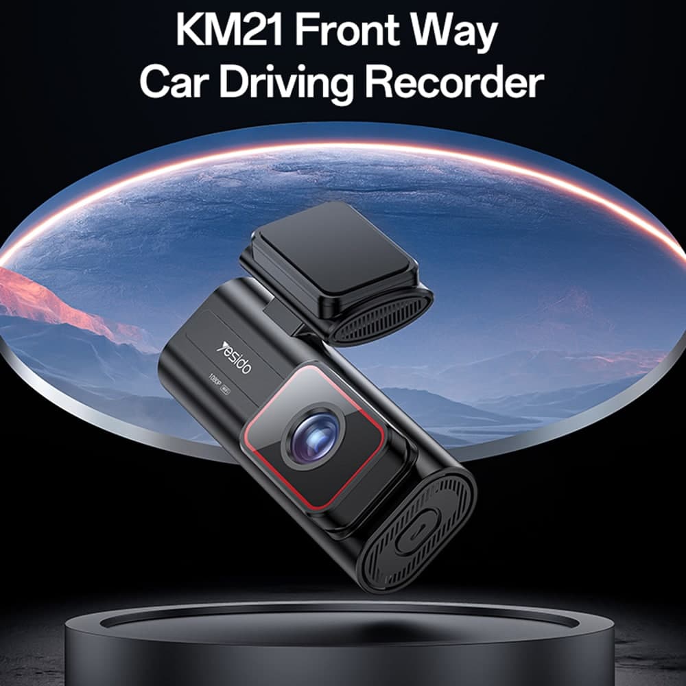 Yesido - Dash Camera (km21) - Full Hd 1080p, 145° Angle Range, 1.47" Ips Built-In Screen - Black 4