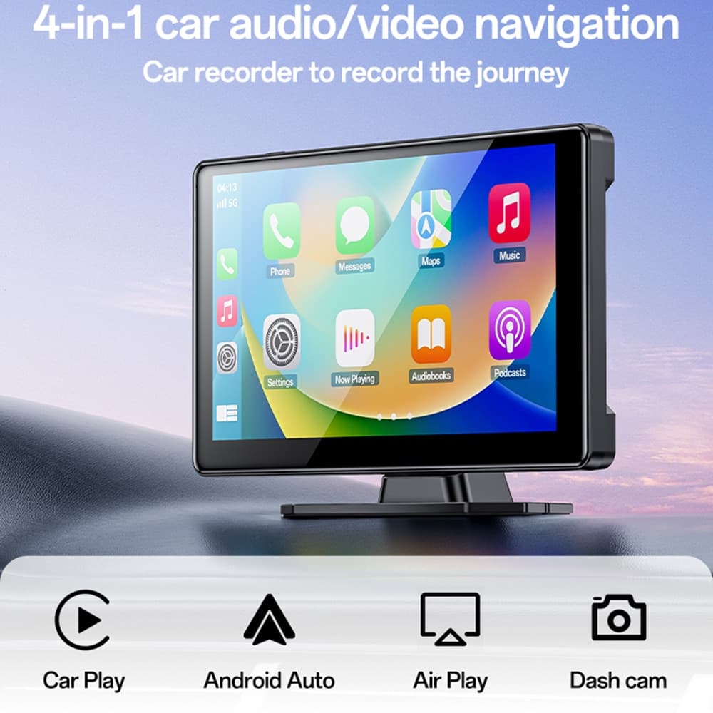 Yesido - Wireless Car Stereo (km18) - Dual Hd Camera, Bluetooth 5.2, Plug&play, Carplay, Android Auto, Airplay - Black 3
