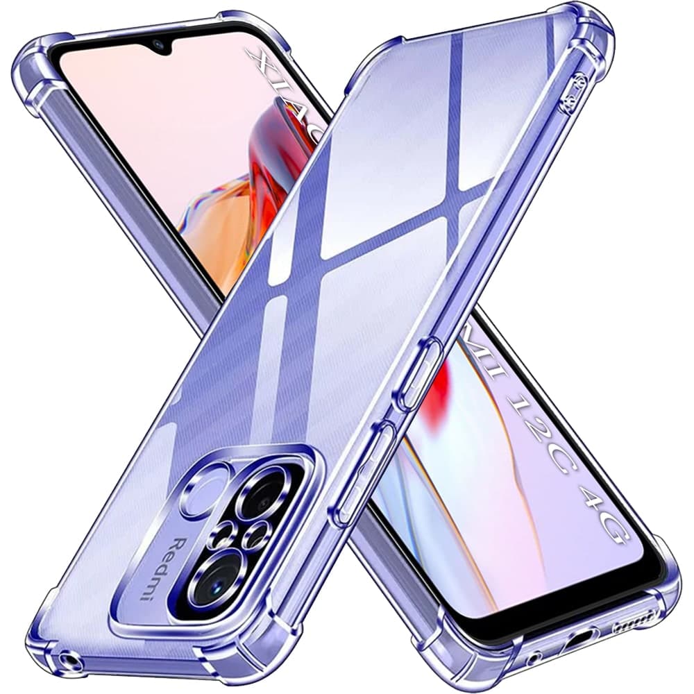 Techsuit Shockproof Clear Silicone - θήκη για Xiaomi Redmi 12C - Διάφανο