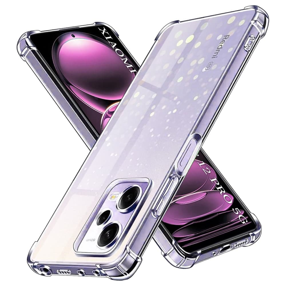 Techsuit Shockproof Clear Silicone - θήκη για Xiaomi Redmi Note 12 Pro 5G - Διάφανο