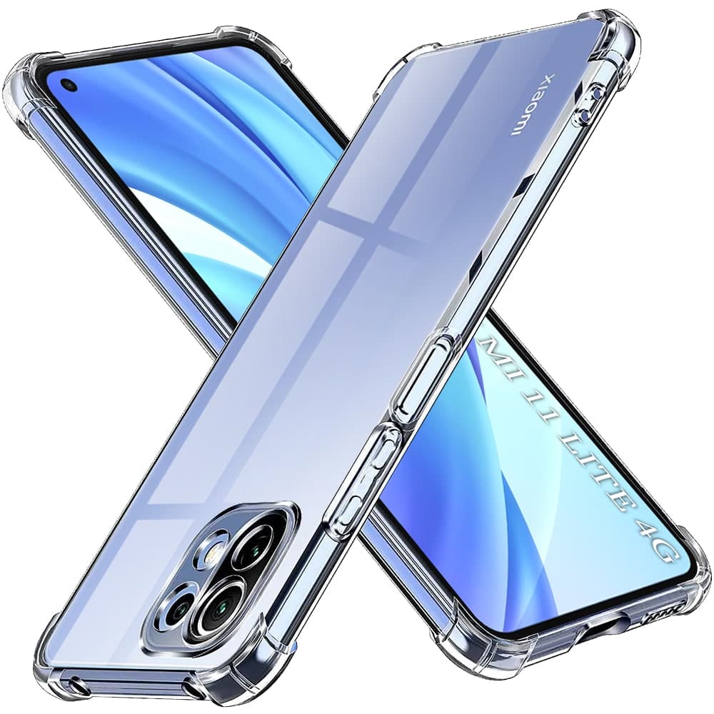 Techsuit Shockproof Clear Silicone - θήκη για Xiaomi Mi 11 Lite - Διάφανο