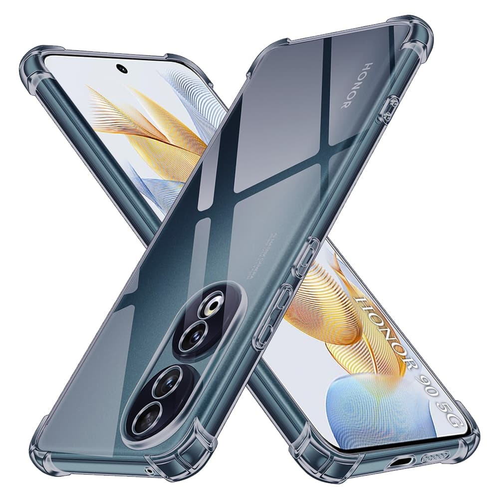 Techsuit Shockproof Clear Silicone - θήκη για Honor 90 - Διάφανο