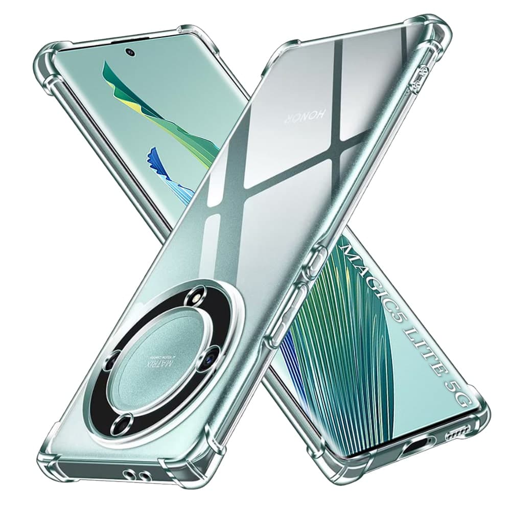Techsuit Shockproof Clear Silicone - θήκη για Honor Magic5 Lite - Διάφανο