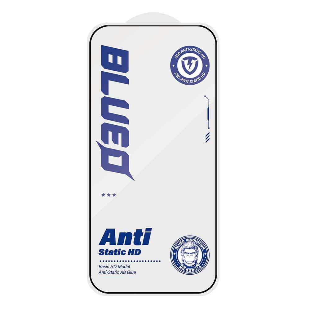 Blueo - Αντιστατικό γυαλί HD - iPhone X / iPhone XS / iPhone 11 Pro - Μαύρο 4