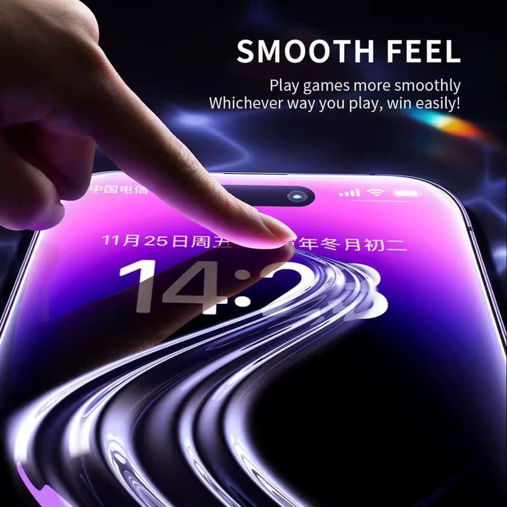Blueo - Αντιστατικό γυαλί HD - iPhone X / iPhone XS / iPhone 11 Pro - Μαύρο 6
