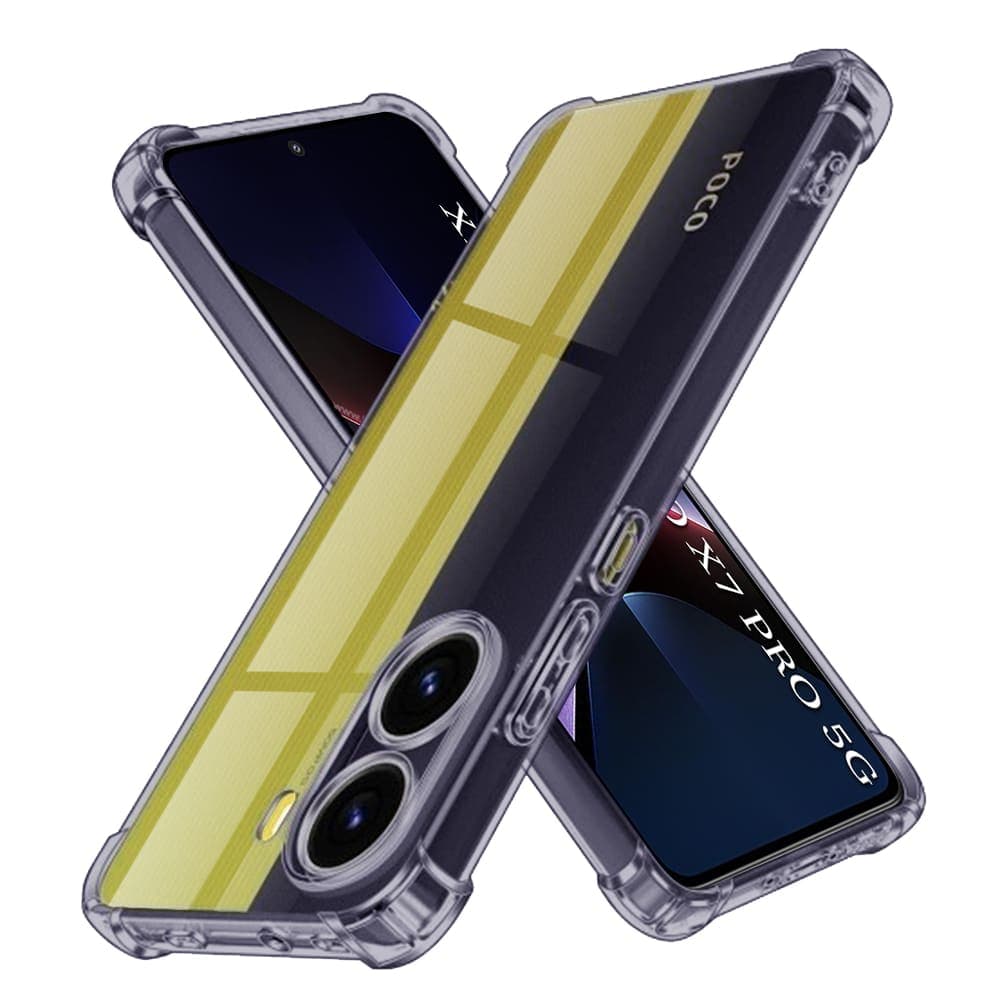 Techsuit Shockproof Clear Silicone - θήκη για Xiaomi Poco X7 Pro - Διάφανο