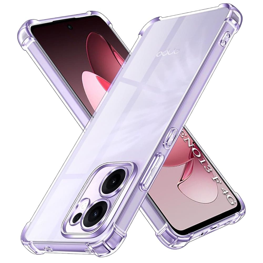 Techsuit Shockproof Clear Silicone - θήκη για Oppo Reno13 F 4G - Διάφανο