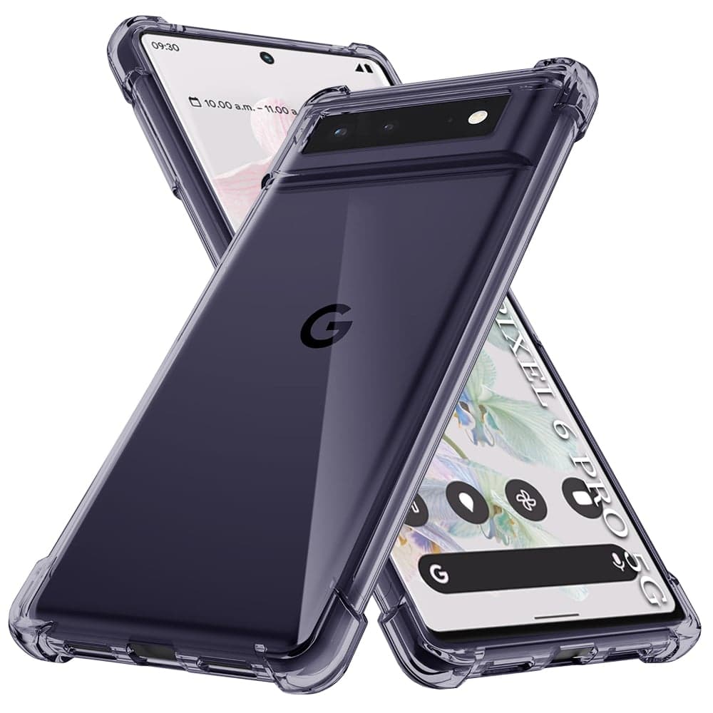 Techsuit Shockproof Clear Silicone - θήκη για Google Pixel 6 Pro - Μαύρο