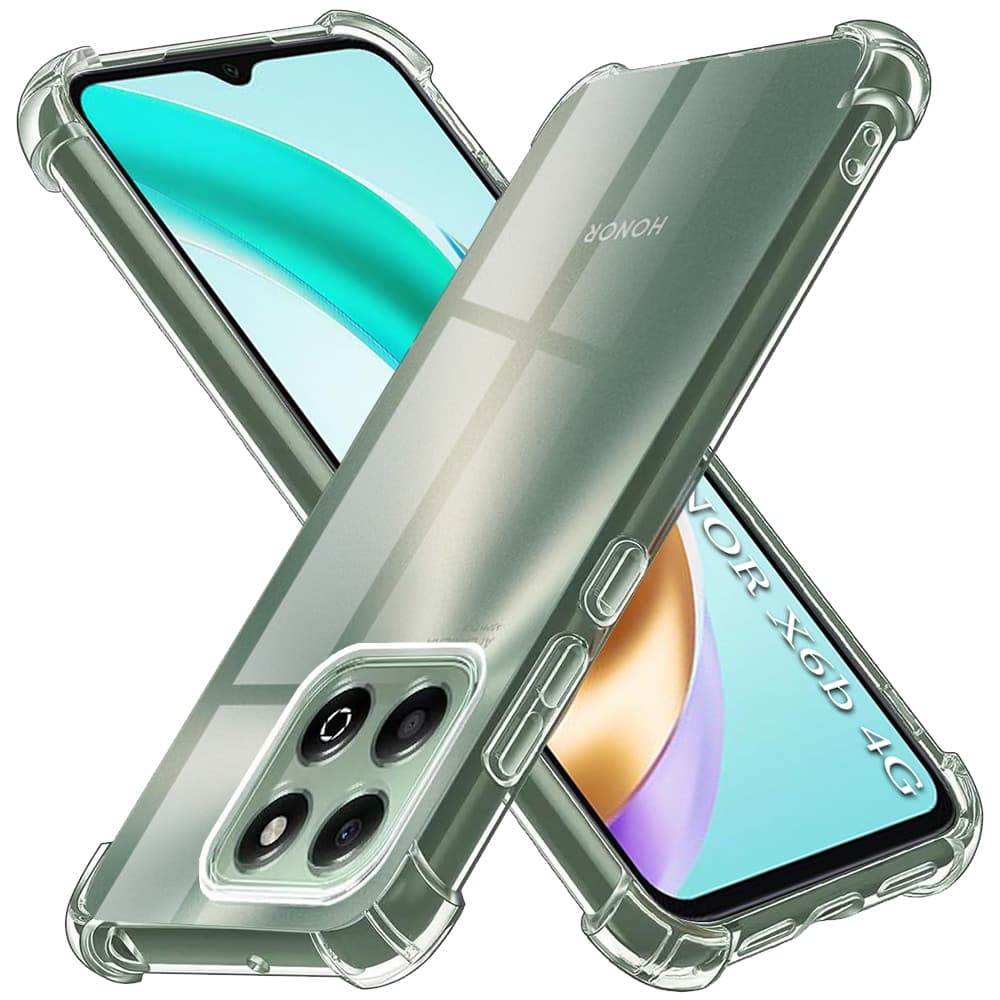 Techsuit Shockproof Clear Silicone - θήκη για Honor X6b - Διάφανο