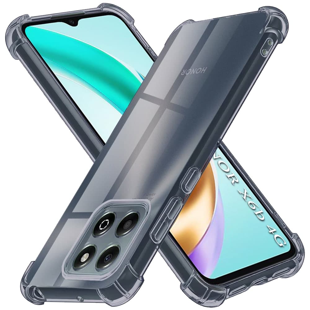 Techsuit Shockproof Clear Silicone - θήκη για Honor X6b - Διάφανο