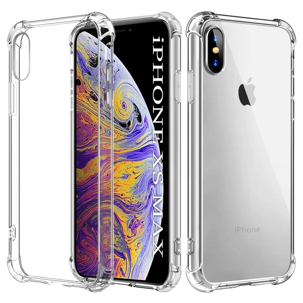 Techsuit Shockproof Clear Silicone - θήκη για Apple iPhone XS Max - Διάφανο