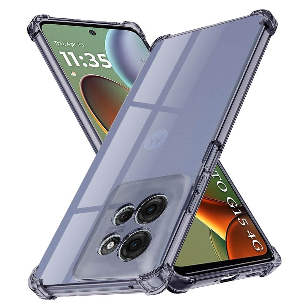 Techsuit Shockproof Clear Silicone - θήκη για Motorola Moto G15 - Διάφανο