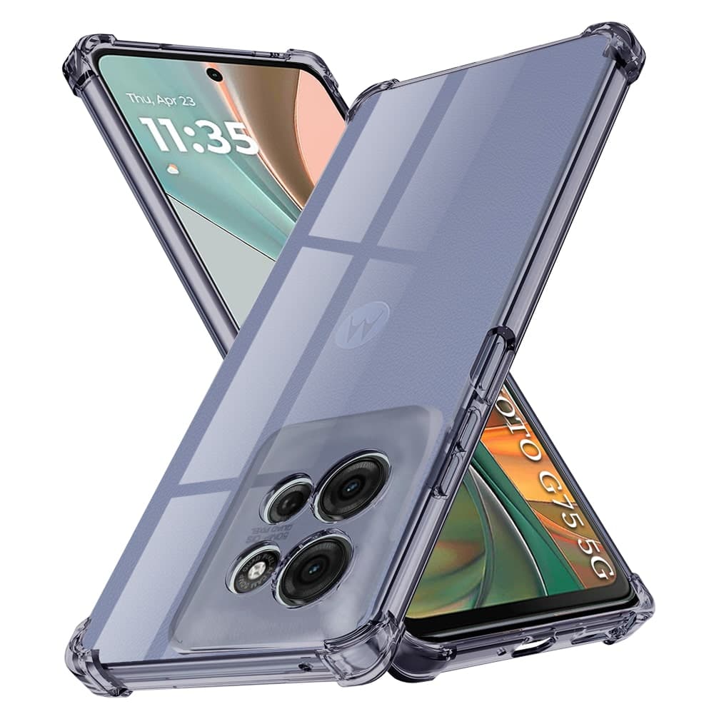 Techsuit Shockproof Clear Silicone - θήκη για Motorola Moto G75 - Διάφανο
