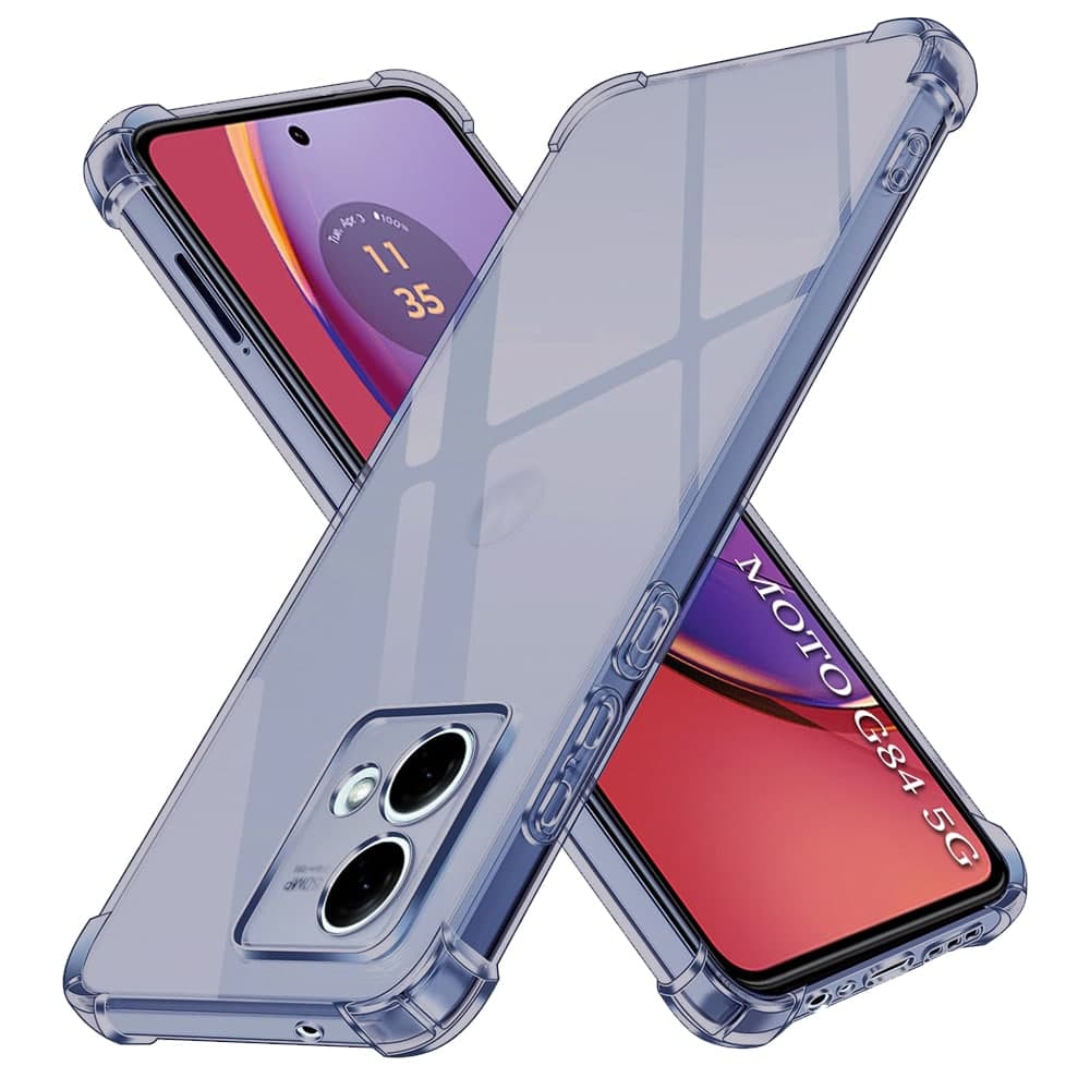 Techsuit Shockproof Clear Silicone - θήκη για Motorola Moto G84 - Διάφανο