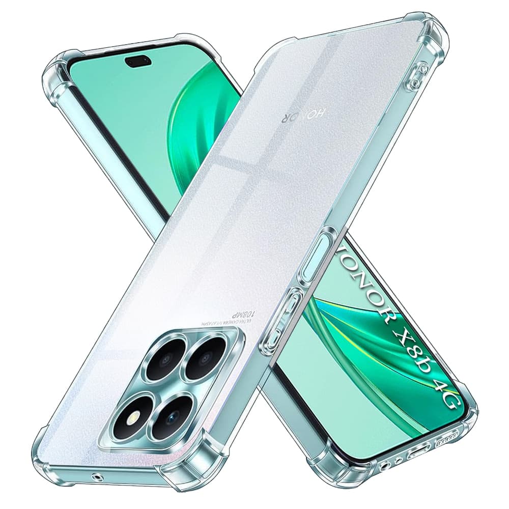 Techsuit Shockproof Clear Silicone - θήκη για Honor X8b - Διάφανο