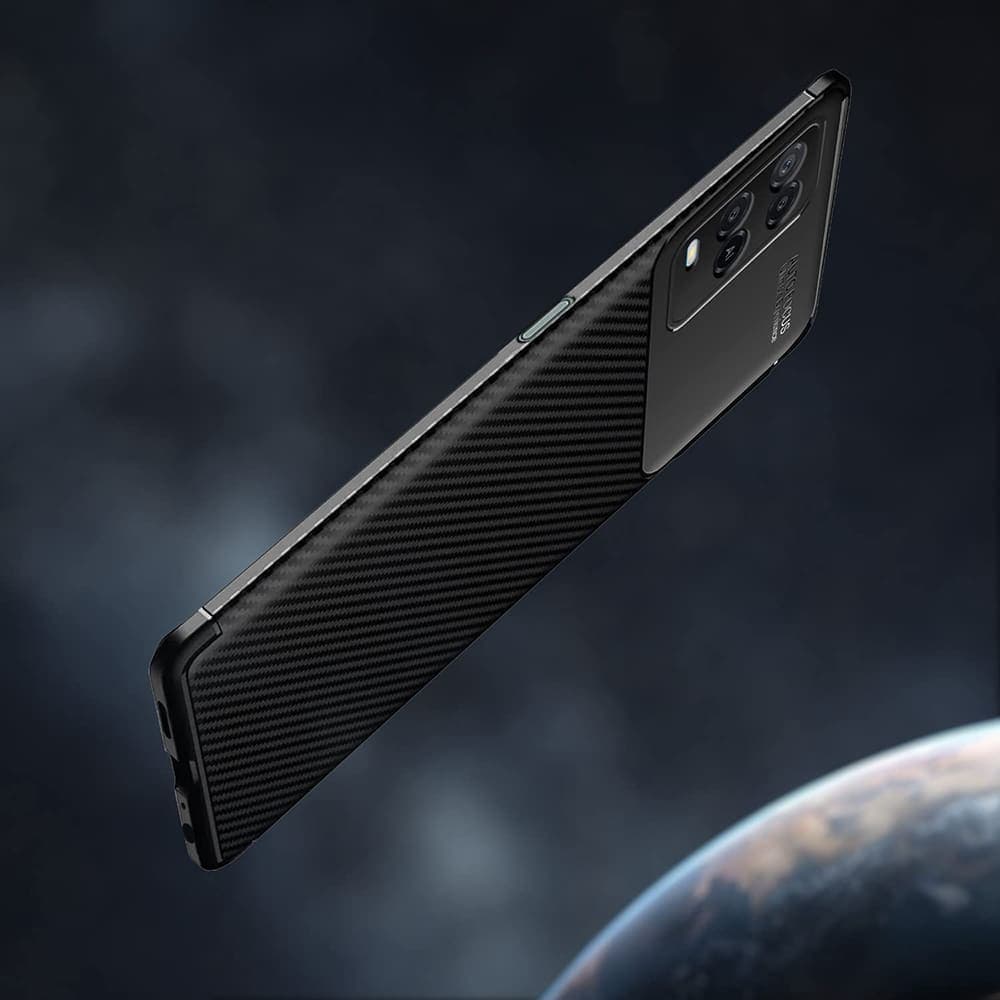 Techsuit CarbonFiber - θήκη για Oppo A54 - Μαύρο 5