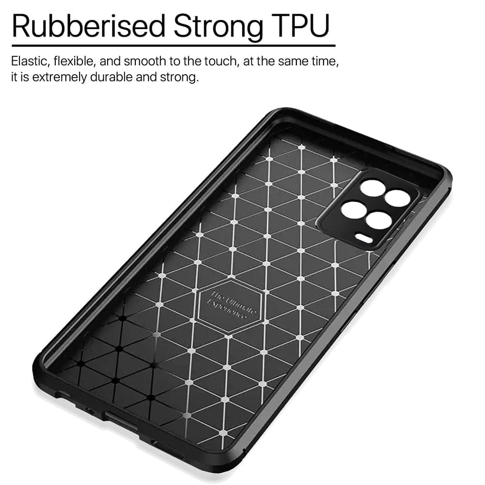 Techsuit CarbonFiber - θήκη για Oppo A54 - Μαύρο 3