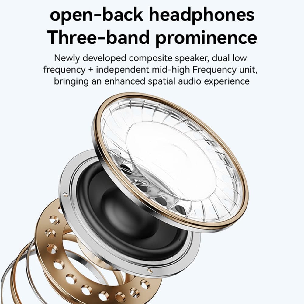 Yesido - Wireless Earbuds (ysp24) - With Bluetooth V5.4, Open-Ear Design, 400mah, Type-C - Black 4