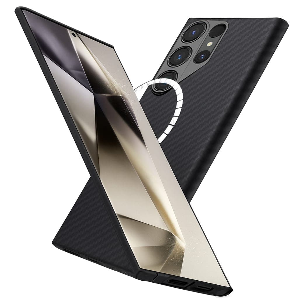 Techsuit Aramid Fiber - θήκη για Samsung Galaxy S24 Ultra - Μαύρο