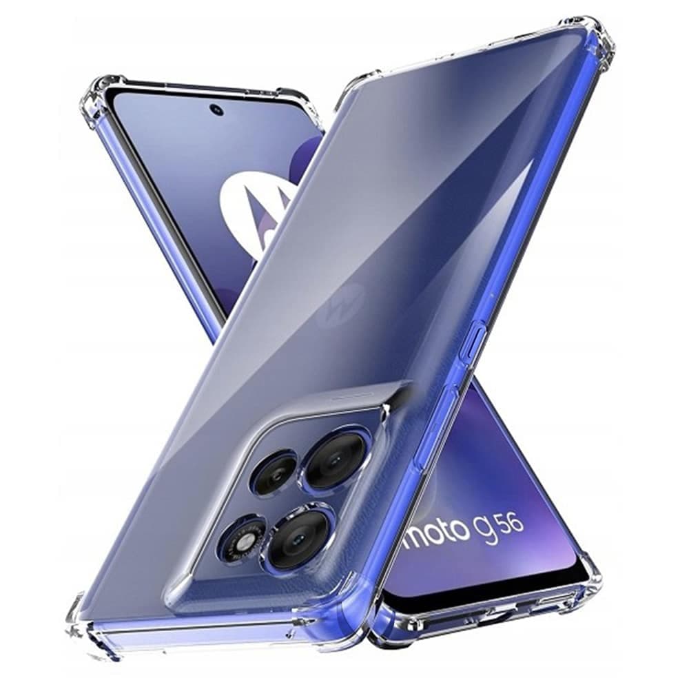 Techsuit Shockproof Clear Silicone - θήκη για Motorola Moto G56 - Διάφανο
