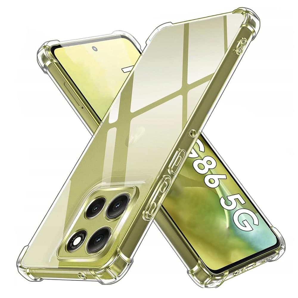 Techsuit Shockproof Clear Silicone - θήκη για Motorola Moto G86 - Διάφανο