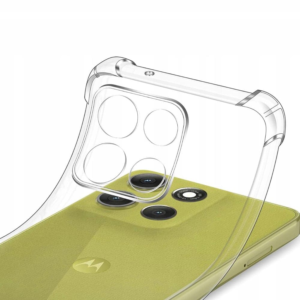 Techsuit Shockproof Clear Silicone - θήκη για Motorola Moto G86 - Διάφανο 2